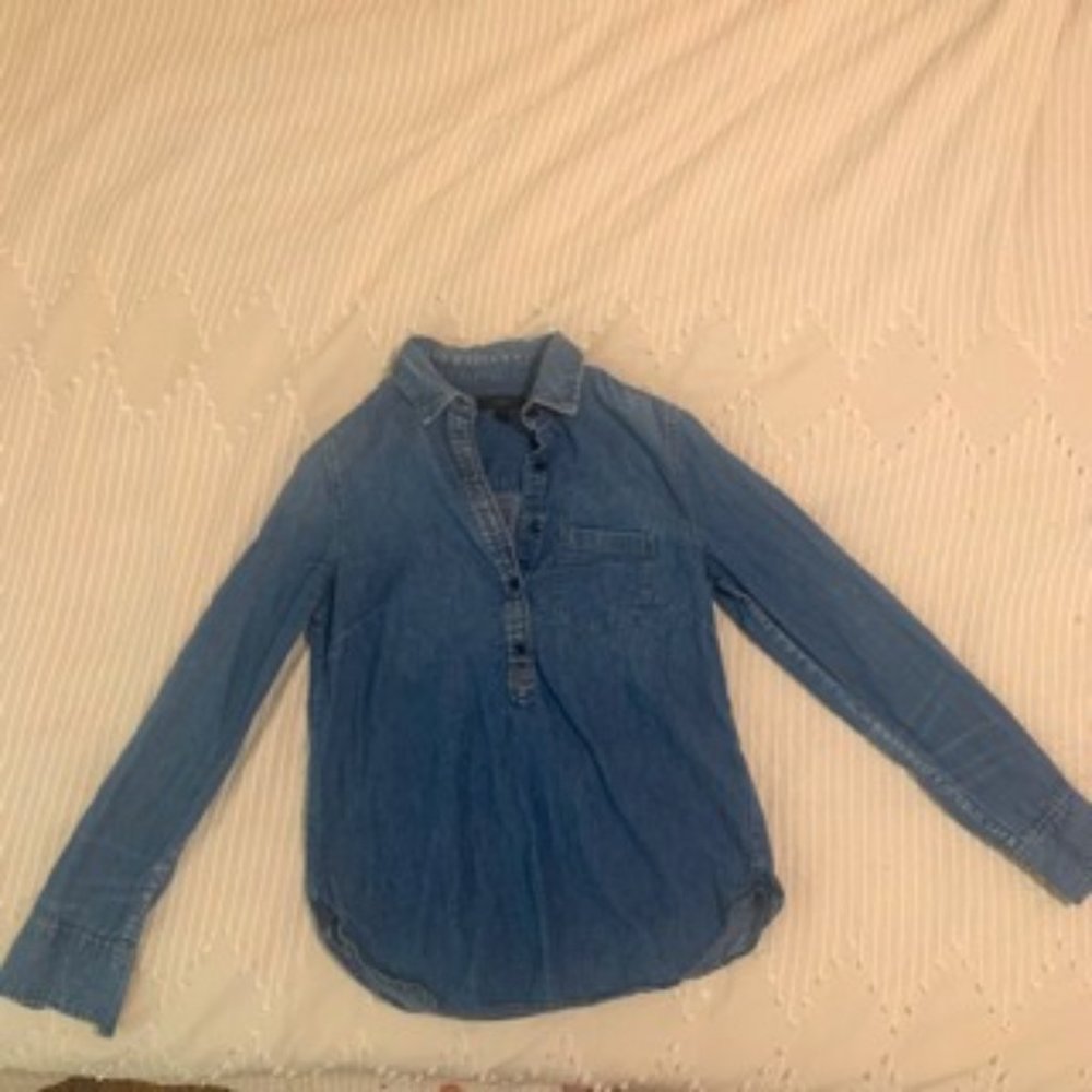 J. Crew Chambray Button Down Shirt